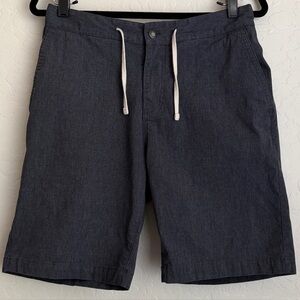 Bridge & Burn Men's Cotton Blend Chino Shorts Dark Gray Sz 32